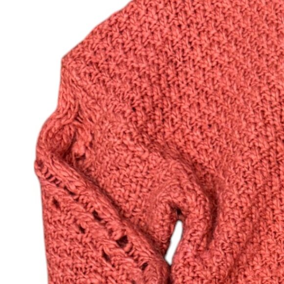 Women's ECOTE‎ Chunky Wool Alpaca Blend Knit Oversized Sweater- Size XS - Picture 6 of 8